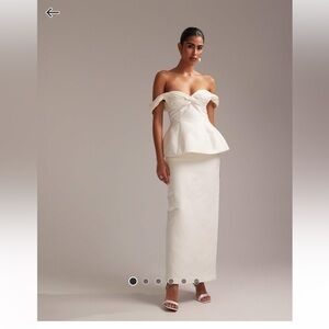 ASOS White Bridal Dress